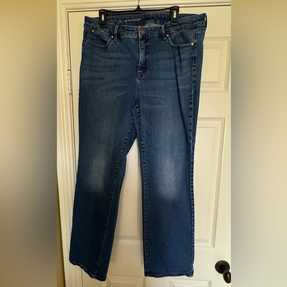 Talbots Flawless High-Rise Barely Boot Jeans